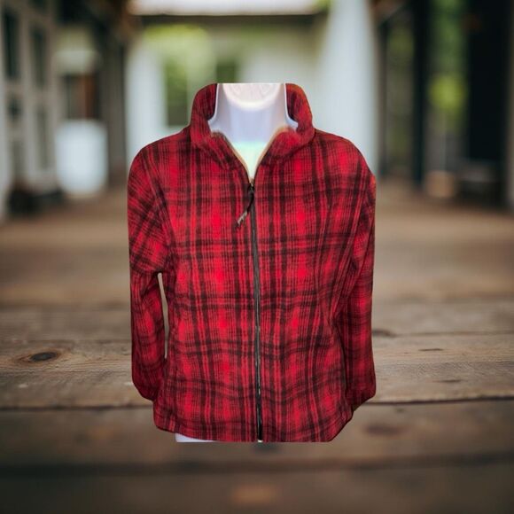 Woolrich Women's Red and Black Hunt Vest Size Medium - Picture 1 of 7